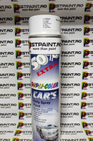 Spray auto alb mat Dupli color 600 ml